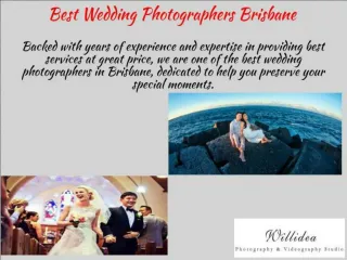 Best Wedding Photographers Brisbane - slide 1