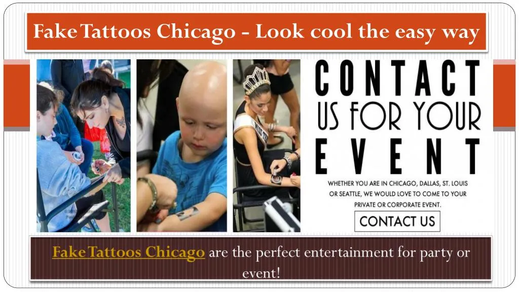 fake tattoos chicago look cool the easy way