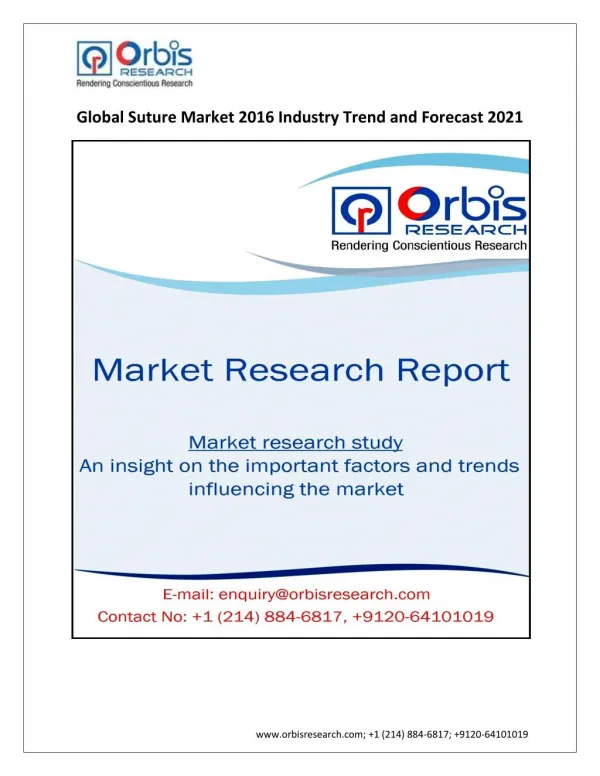 2021 Forecast: Global Tylosin Market