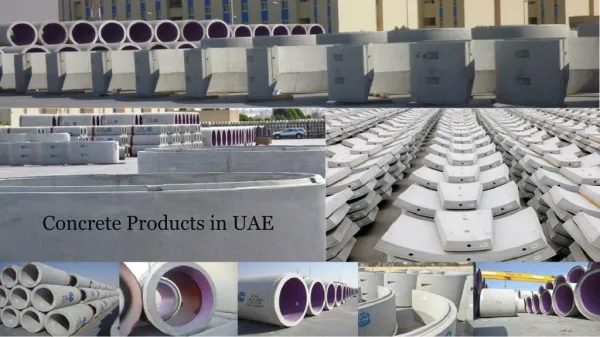 Concrete Products in UAE