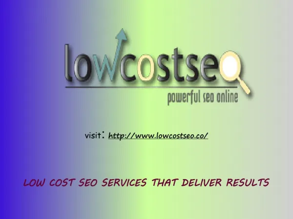 Get Seo services here at lowcost at best price