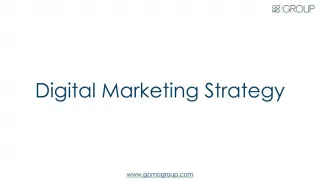 Digital Marketing Strategy - slide 1