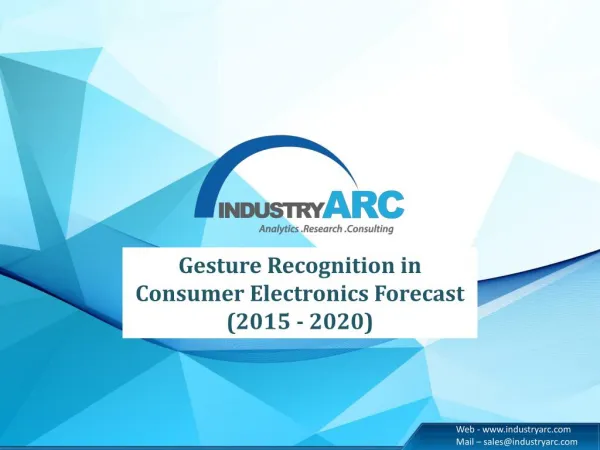 Emerging Trends in Gesture Recognition Technology Market Research Report 2020