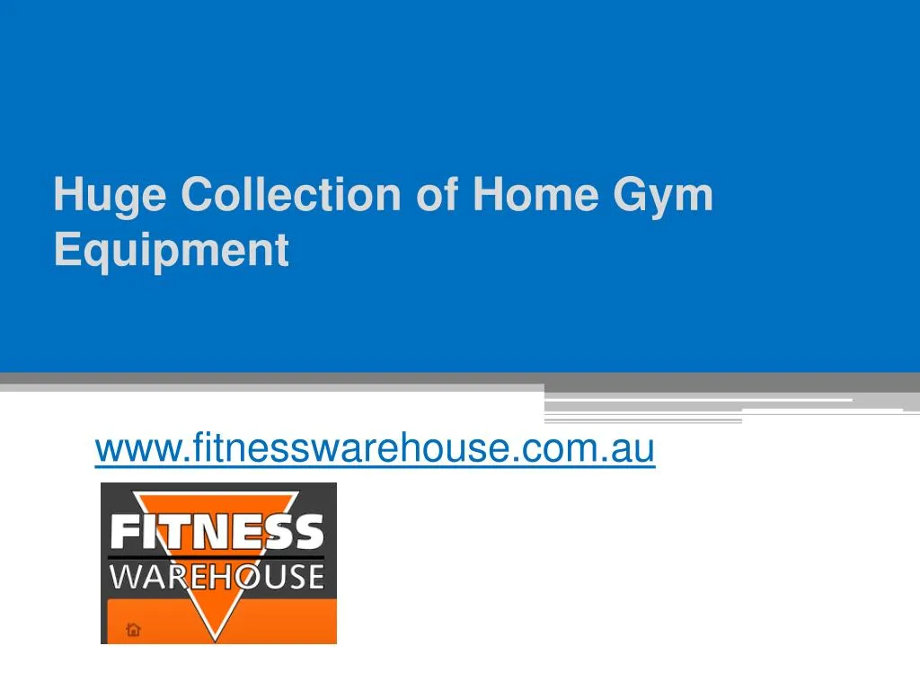 huge collection of home gym equipment