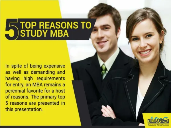 Five Top Reasons Why an MBA Still Remains So Much Wanted