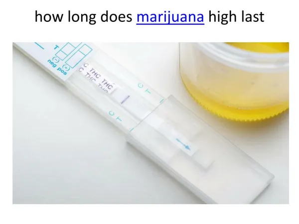 how long does marijuana high last