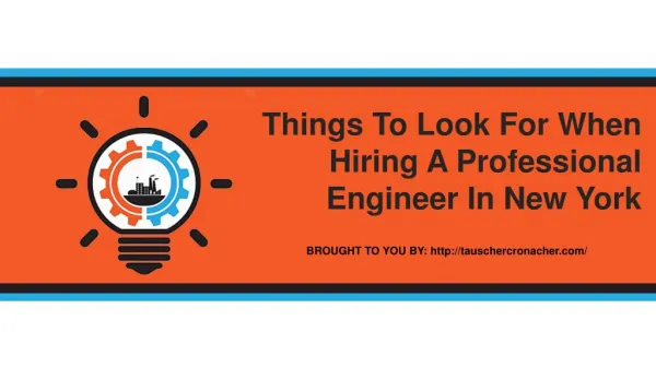 Things To Look For When Hiring A Professional Engineer In New York