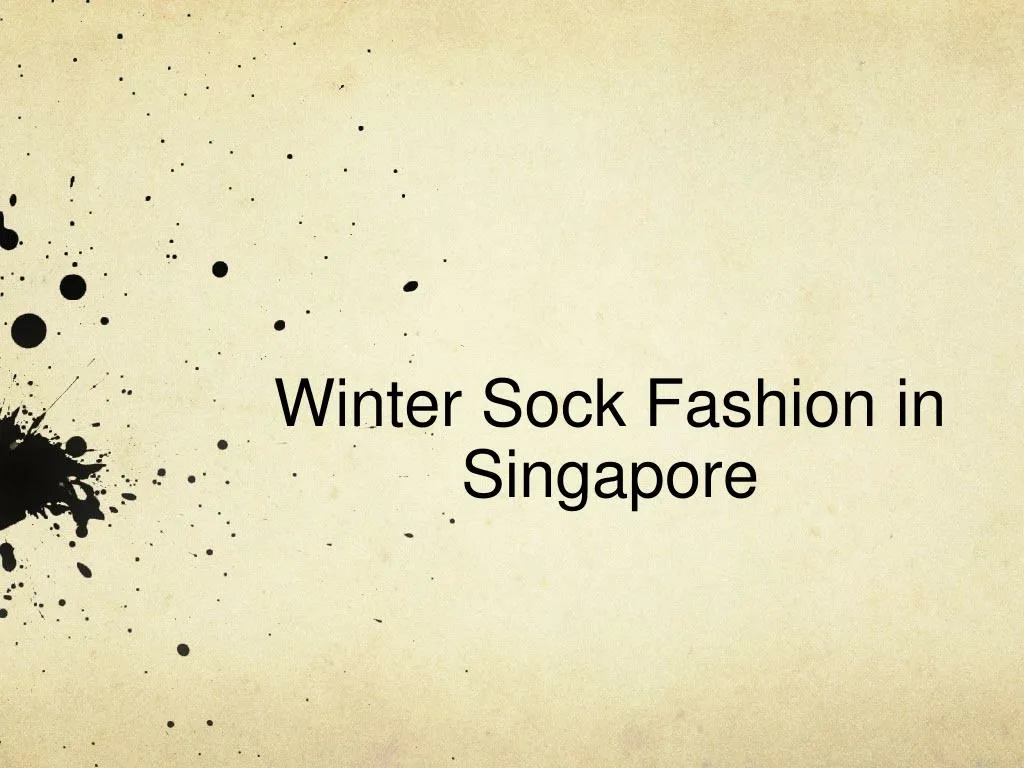 winter sock fashion in singapore