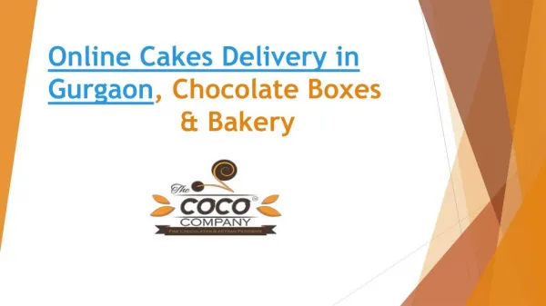 Online Cake Delivery in Gurgaon