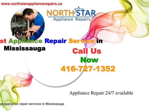 Learn How To Choose The Best Appliance Repair Service in Mississauga