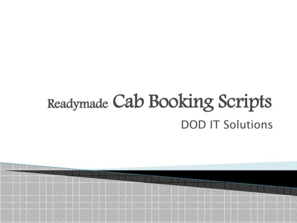 Cabs Booking System | Taxi Booking Script | OLA Clone | Uber Clone | Cab Reservation System - Cab Booking Script