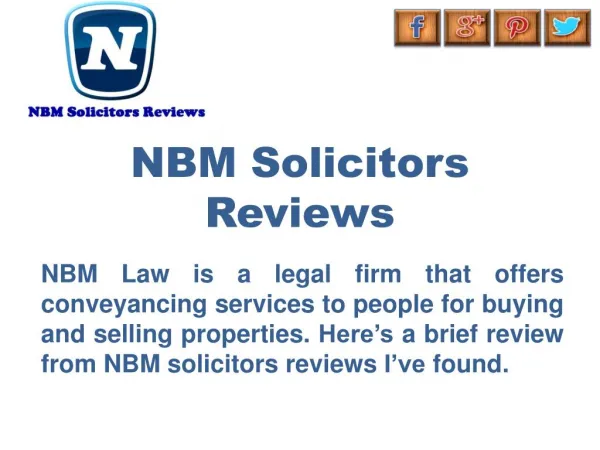 NBM Solicitors Reviews