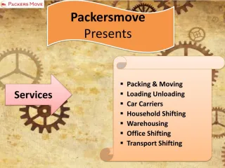 Packersmove provides online services in various cities at affordable price. - slide 1