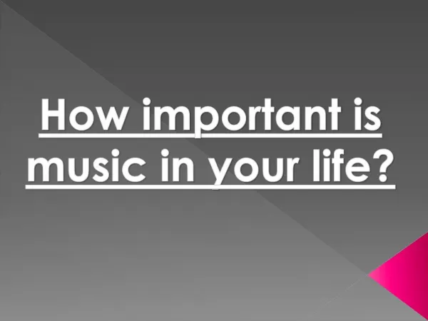 How important is music in your life | DJ Vito Insinga