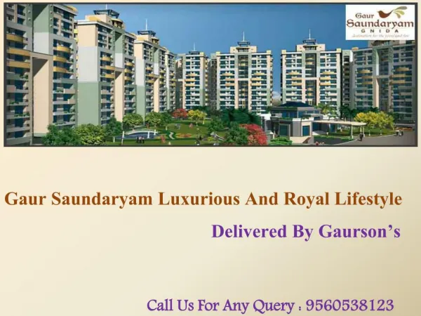 Gaur Saundaryam Noida Extension