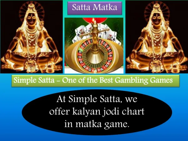 Gamble Satta Game
