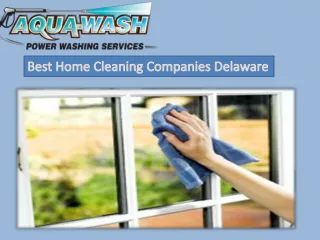 Best Home Cleaning Companies Delaware