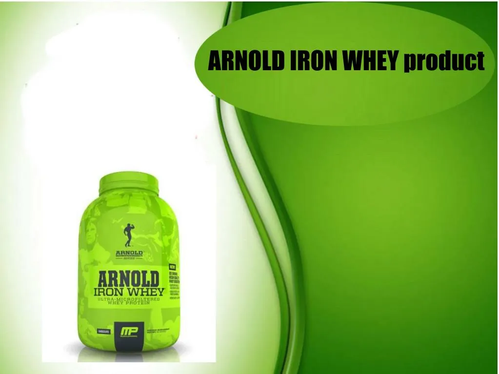 arnold iron whey product