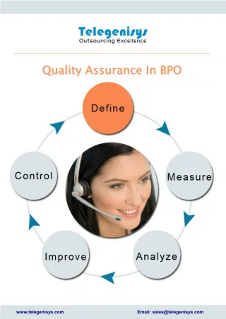 QA in BPOs - slide 1