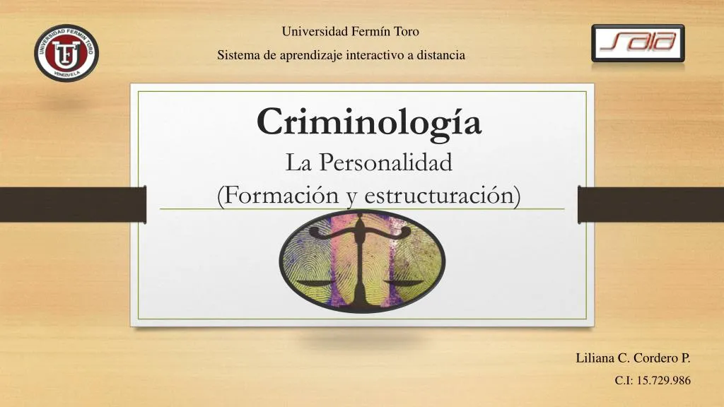 criminolog a la personalidad formaci n y estructuraci n