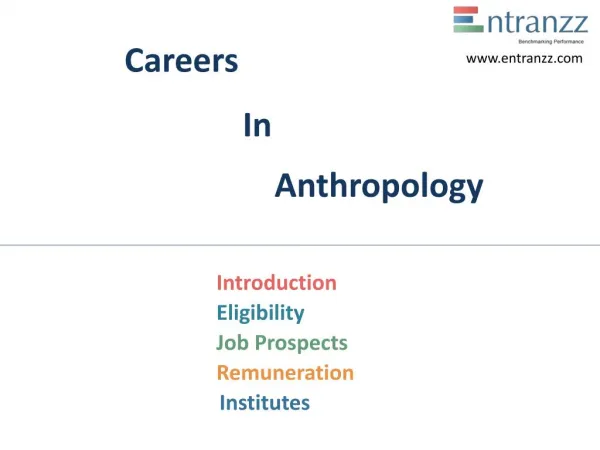 Careers In Anthropology