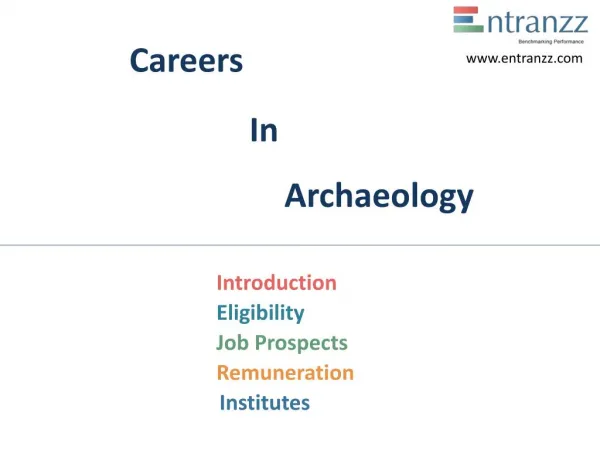 Careers In Archaeology