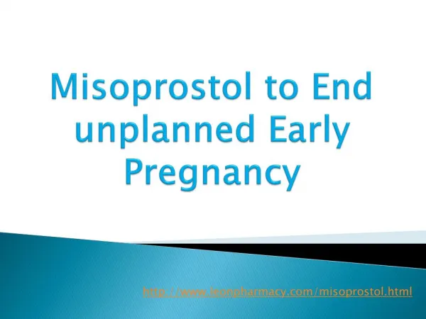 Buy Misoprostol tablets safe end early pregnancy