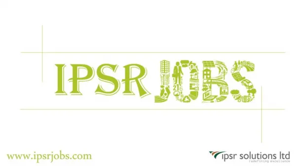 Ipsr jobs | Latest Job Vacancies