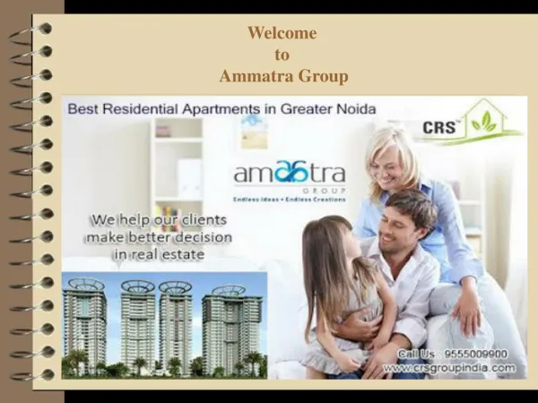 CRS Group Offer Amaatra Homes Noida Extension