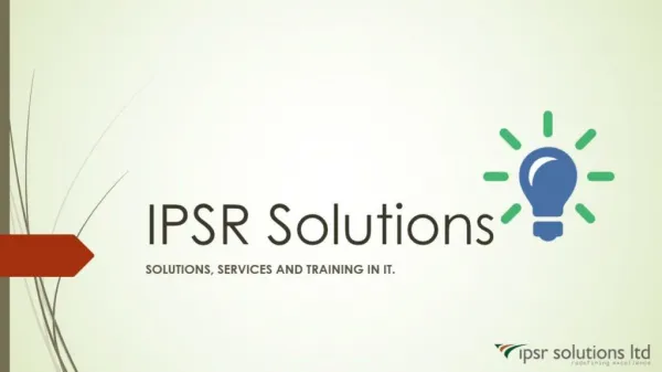 Ipsr solutions | IT Services