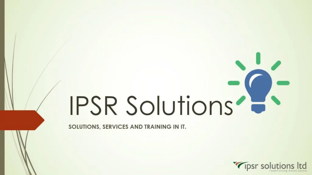 ipsr solutions