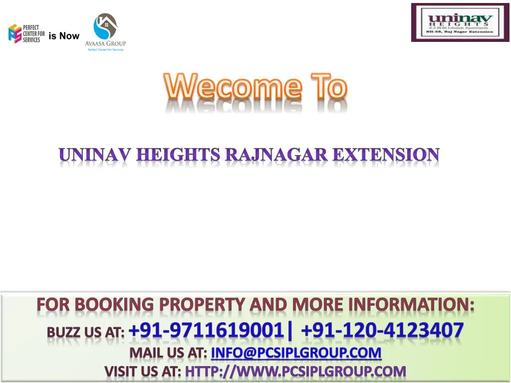 uninav heights rajnagar extension