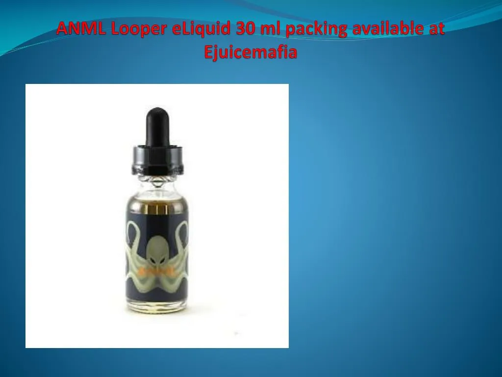anml looper eliquid 30 ml packing available at ejuicemafia