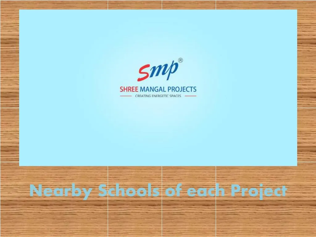 nearby schools of each project