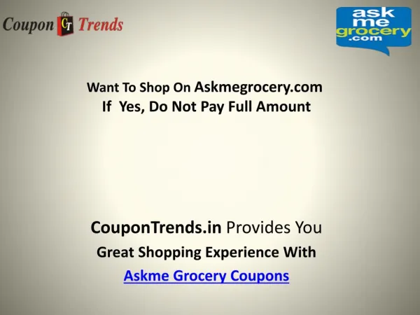 Askme Grocery Coupons