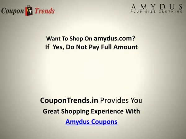 Amydus Coupons