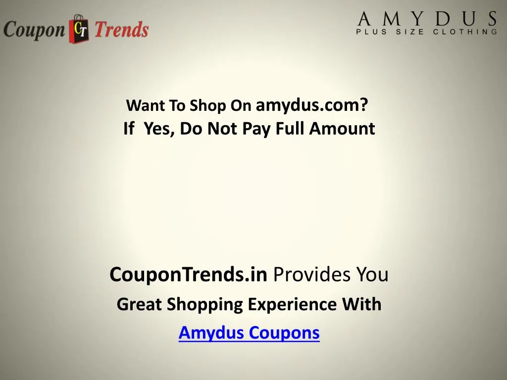 want to shop on amydus com if yes do not pay full amount