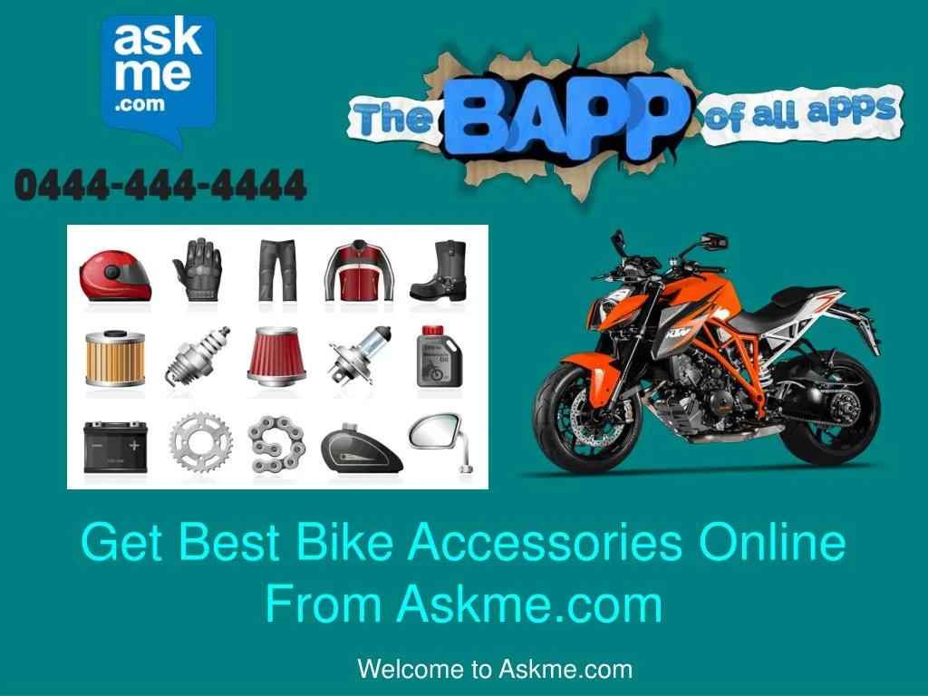 get best bike accessories online from askme com