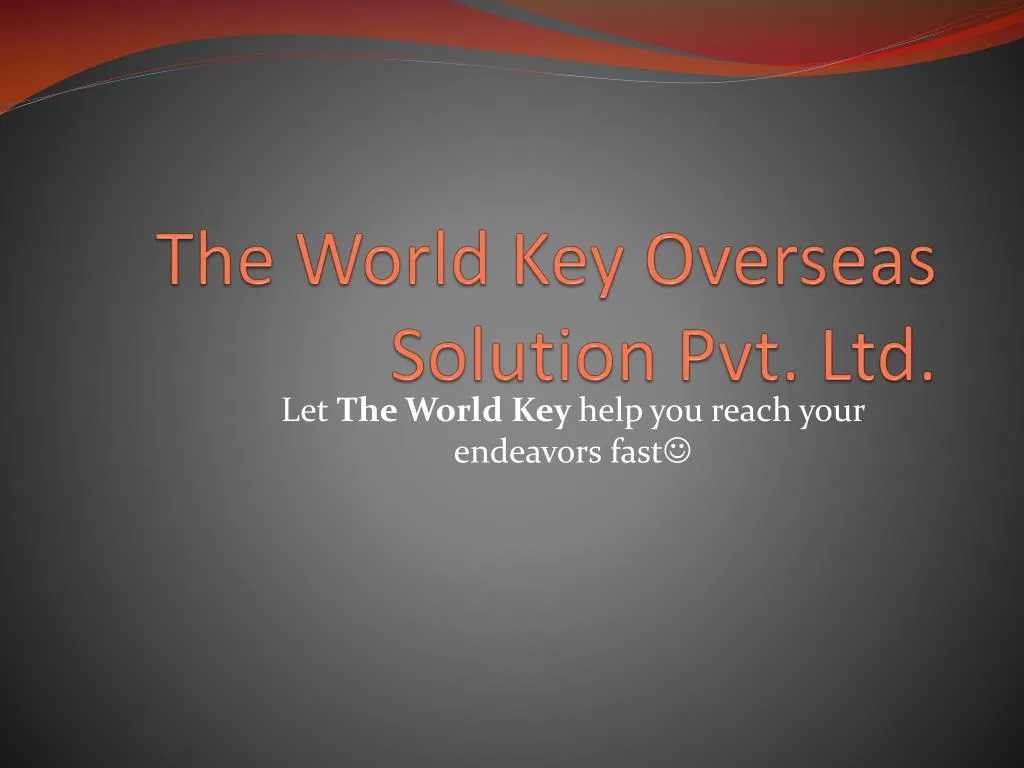 the world key overseas solution pvt ltd
