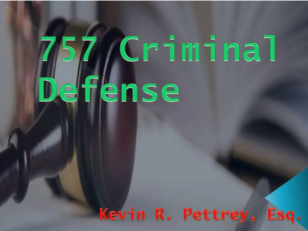 757 criminal defense