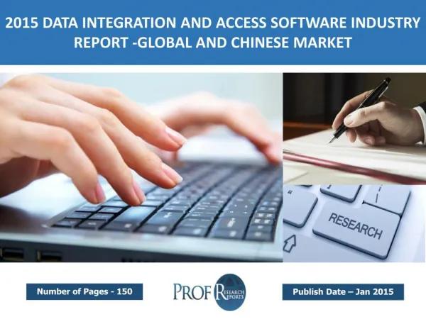 2015 Data Integration and Access Software Market Size & Share