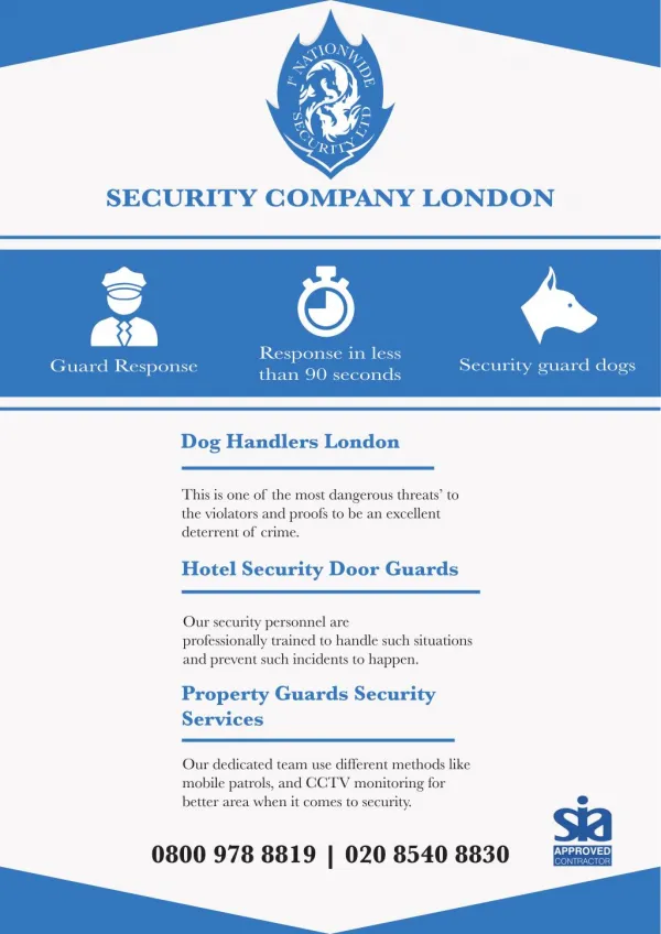 Security Company London