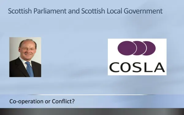 Scottish Parliament and Scottish Local Government