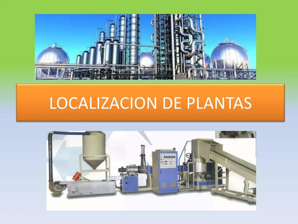 localizacion de plantas