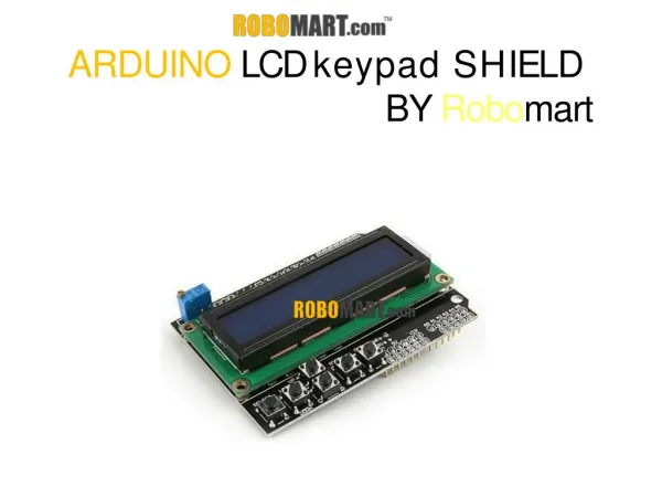 Arduino LCD Keypad Shield - Robomart