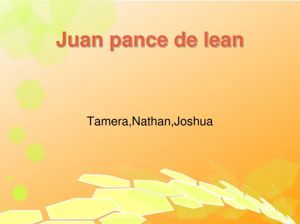 Juan pance de lean