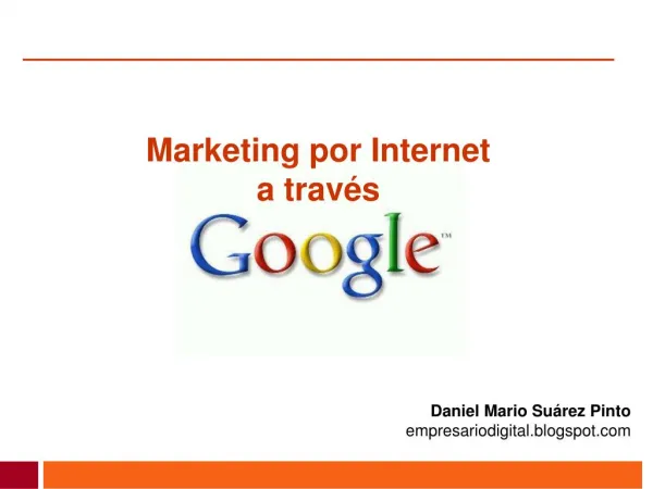 Marketing por Internet a través