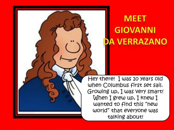 Meet Giovanni da Verrazano