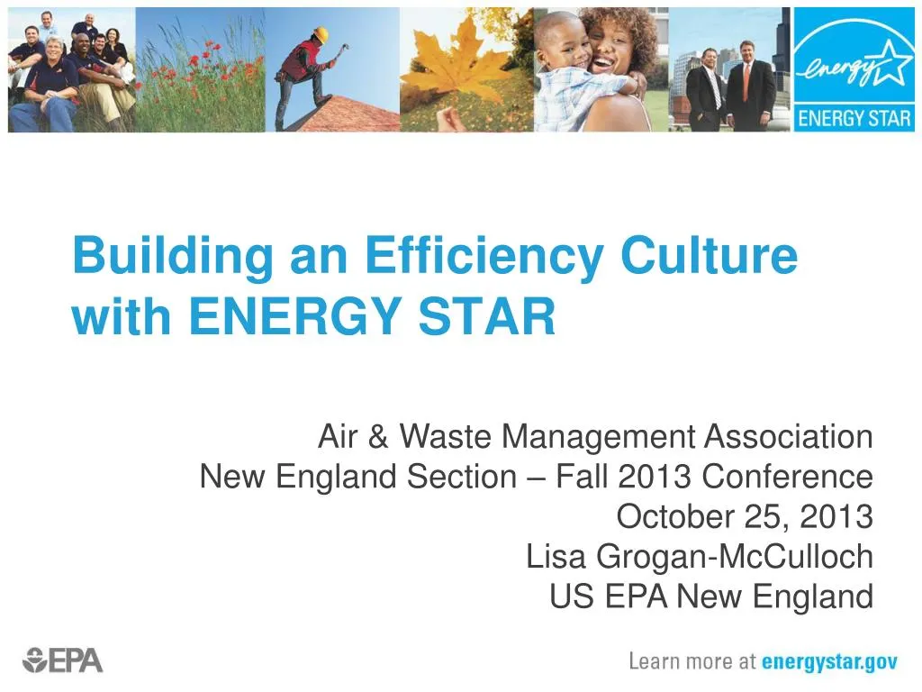 building an efficiency culture with energy star