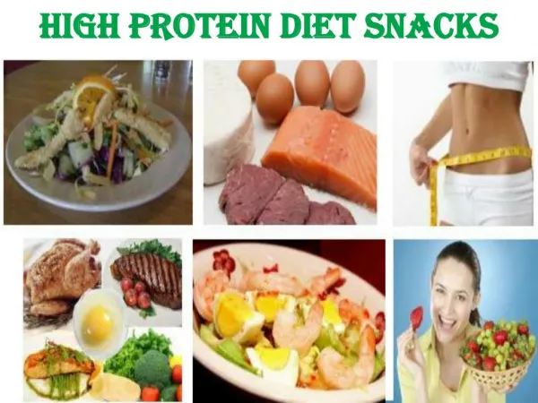 High Protein Diet Snacks